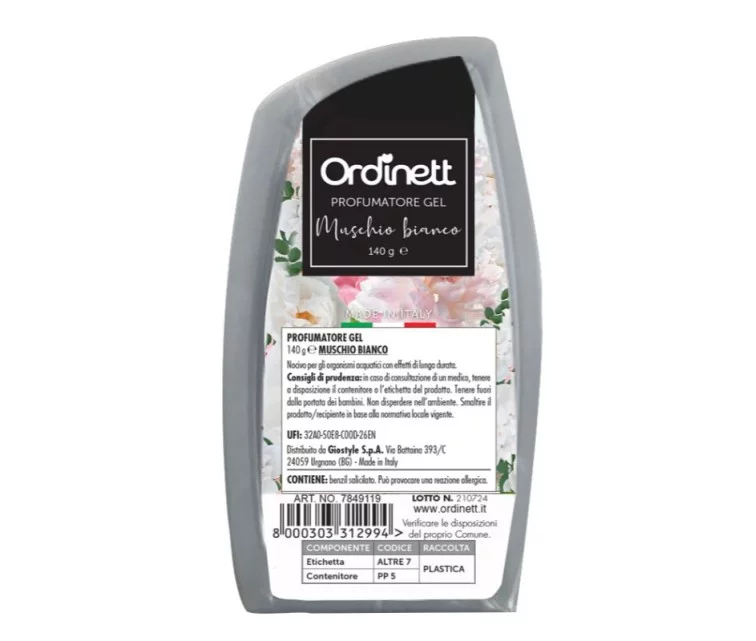 Aromatised air freshener gel 140g assorted Aromatised air freshener gel 140g assorted