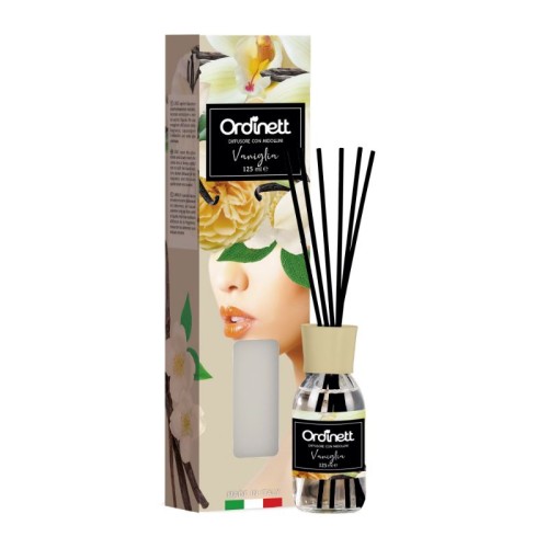 Aromātisko kociņu difuzors 125ml vaniļa Aromātisko kociņu difuzors 125ml vaniļa