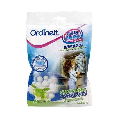 Mitruma absorbētājs skapim kristālu 210g ābols Mitruma absorbētājs skapim kristālu 210g ābols