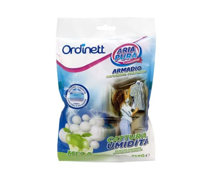 Moisture absorber for wardrobe crystal 210g apple Moisture absorber for wardrobe crystal 210g apple