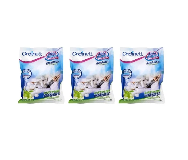 Mitruma absorbētāja papildinājums 3 gab. x 450g ābols Mitruma absorbētāja papildinājums 3 gab. x 450g ābols