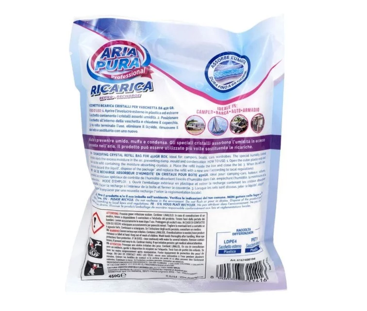 Drėgmės sugėriklio pridėjimas 3 vnt. x 450 g levandos Drėgmės sugėriklio pridėjimas 3 vnt. x 450 g levandos