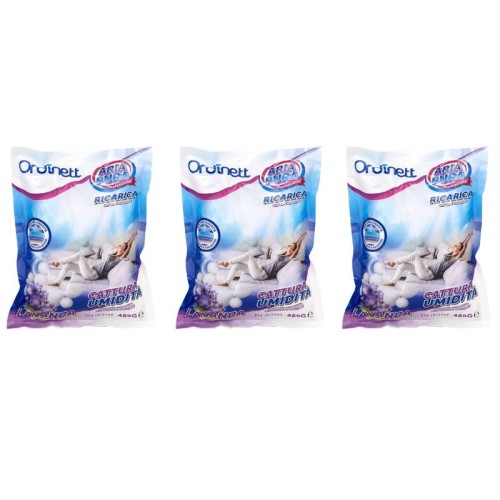 Mitruma absorbētāja papildinājums 3 gab. x 450g lavanda Mitruma absorbētāja papildinājums 3 gab. x 450g lavanda
