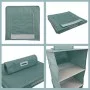 Hanging organizer with 4 shelves 30x30x80cm Mint Hanging organizer with 4 shelves 30x30x80cm Mint