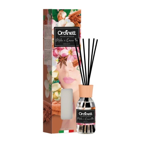 Aromātisko kociņu difuzors 250ml ābols un kanēlis Aromātisko kociņu difuzors 250ml ābols un kanēlis