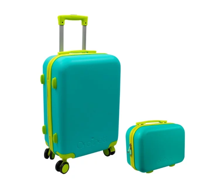 Комплект из 2 чемоданов 43L (36x23x56cm) + 15L (24x17x33cm) зеленый Комплект из 2 чемоданов 43L (36x23x56cm) + 15L (24x17x33cm) зеленый