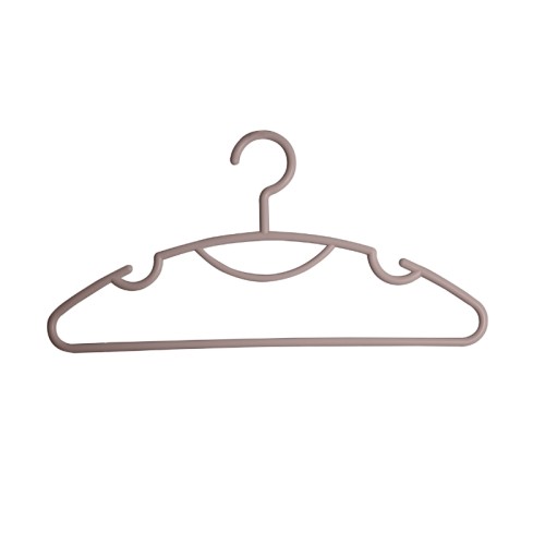 Drēbju pakaramie 10 gab. plastmasas Daphne 42x0,8x21cm pelēkbrūni