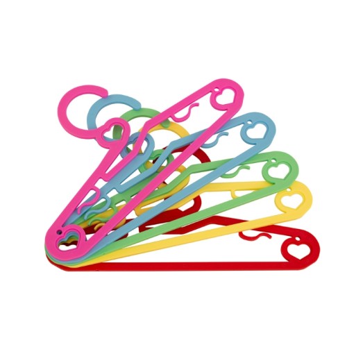 Drēbju pakaramie bērniem 5 gab. plastmasas Baby Cupid 29,5x0,45x15,5cm asorti 