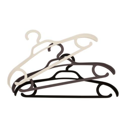 Riidepuud 3 tk plastikust Eris 41.5x2.8x21cm assortii