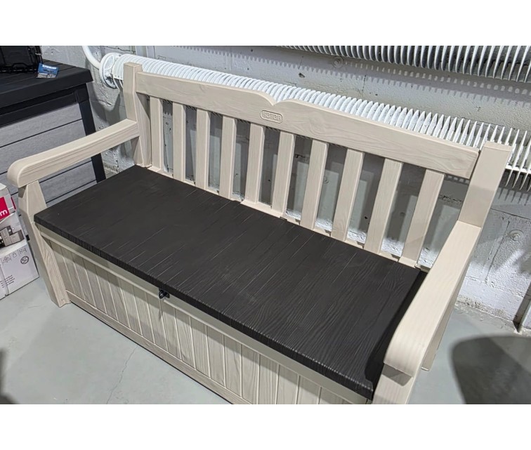 ( BEZ IEPAKOJUMA + SAKOMPLEKTĒTS ) Uzglabāšanas sols Eden Garden Bench 265L bēšs ( BEZ IEPAKOJUMA + SAKOMPLEKTĒTS ) Uzglabāšanas sols Eden Garden Bench 265L bēšs