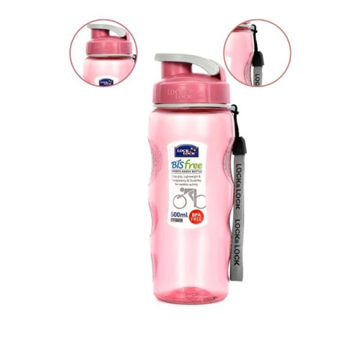 Pudele Aqua Sports 500ml rozā Pudele Aqua Sports 500ml rozā