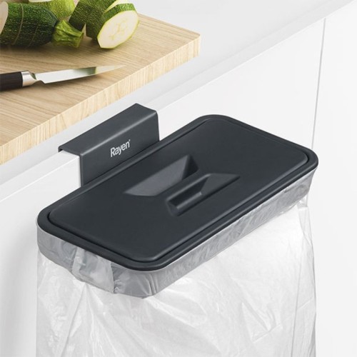 Waste bag holder for cupboard door 24.5 x 13.5 x 5.5 cm Waste bag holder for cupboard door 24.5 x 13.5 x 5.5 cm