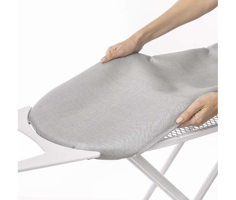 Ironing board fabric Basic Easyclip Aluminium 115x38cm