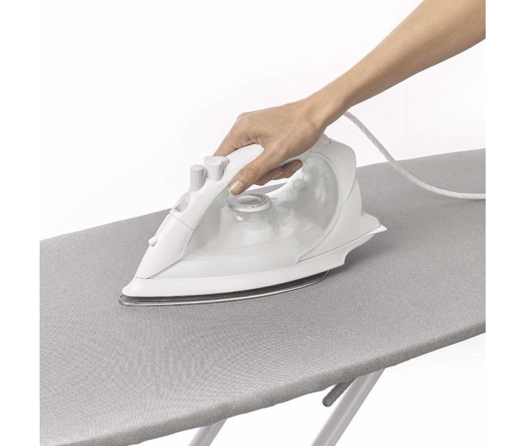 Ironing board fabric Basic Easyclip Aluminium 115x38cm