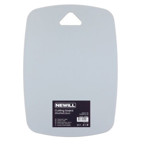 Cutting board plastic 35 x 25 x 0.5 cm light grey Cutting board plastic 35 x 25 x 0.5 cm light grey