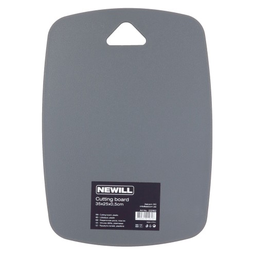 Cutting board plastic 35 x 25 x 0.5 cm dark grey Cutting board plastic 35 x 25 x 0.5 cm dark grey