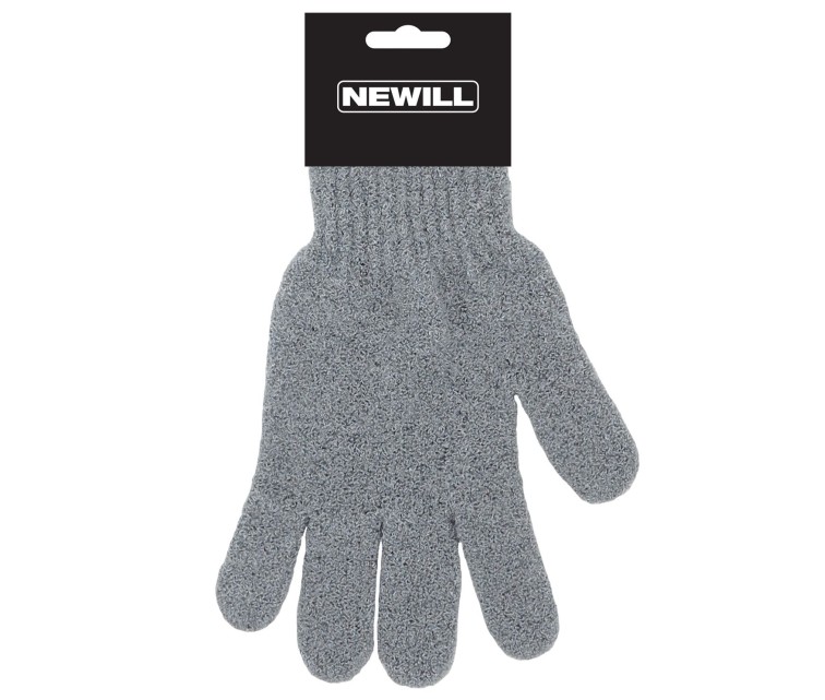 Scrubbing glove light grey