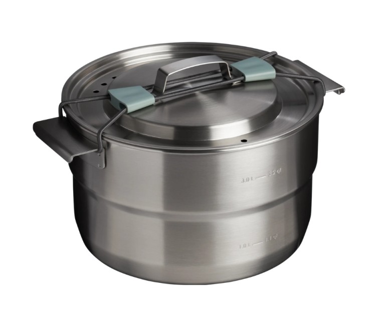 Ēdienu gatavošanas komplekts kempingā Wildfare Core Full Serve Cookset 3,78L zilganpelēks/tumši pelēks Ēdienu gatavošanas komplekts kempingā Wildfare Core Full Serve Cookset 3,78L zilganpelēks/tumši pelēks