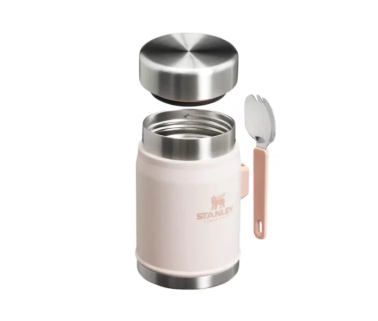 Термос пищевой The Legendary Food Jar + Spork 0,4 л светло-розовый Термос пищевой The Legendary Food Jar + Spork 0,4 л светло-розовый