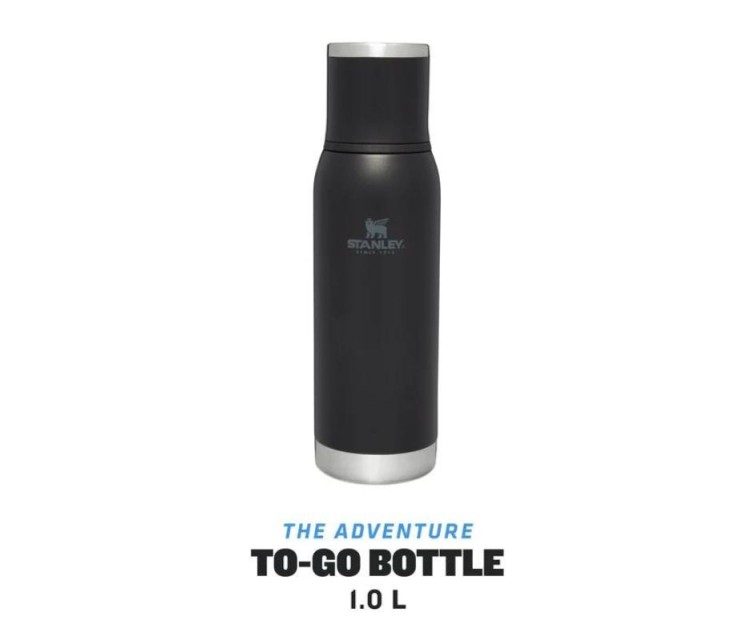 Termoss The Adventure To-Go Bottle 1L melns