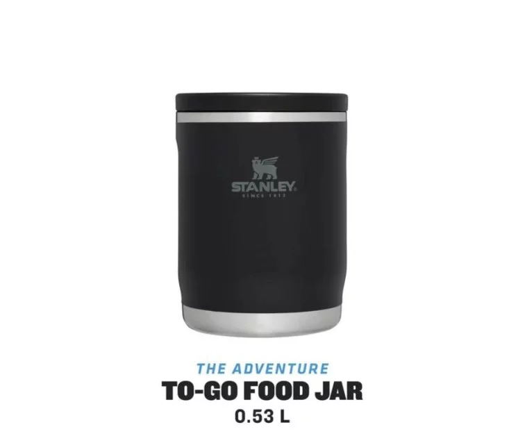Termosas su maistu "The Adventure To-Go" 0,53 l, juodas Termosas su maistu "The Adventure To-Go" 0,53 l, juodas