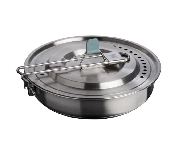 Ēdienu gatavošanas komplekts kempingā Wildfare Core Fry Pan Cookset 0,94L zilganpelēks/tumši pelēks Ēdienu gatavošanas komplekts kempingā Wildfare Core Fry Pan Cookset 0,94L zilganpelēks/tumši pelēks