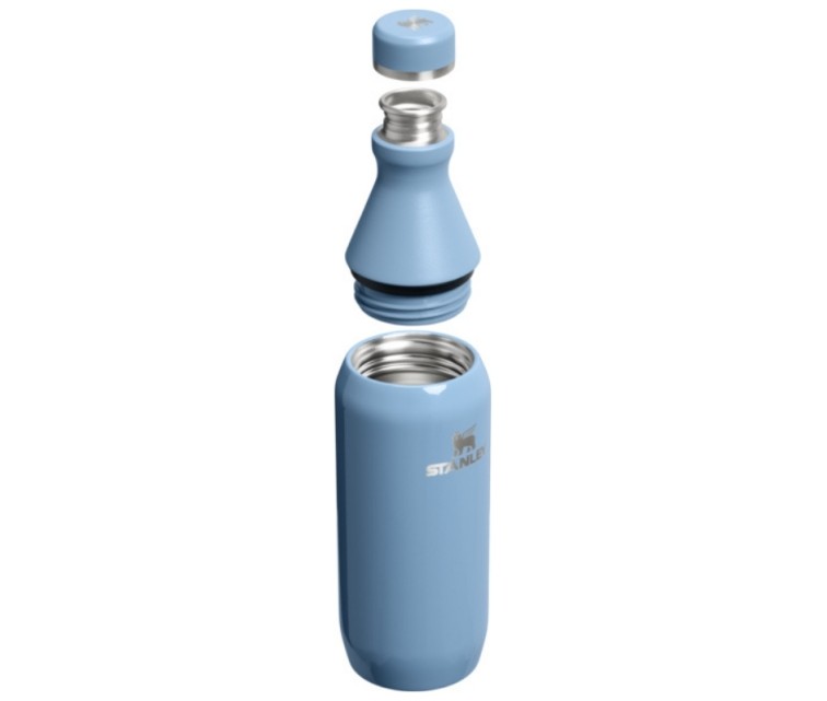 Termopudele The All Day Slim Bottle 0,35L glancēta zilganvioleta