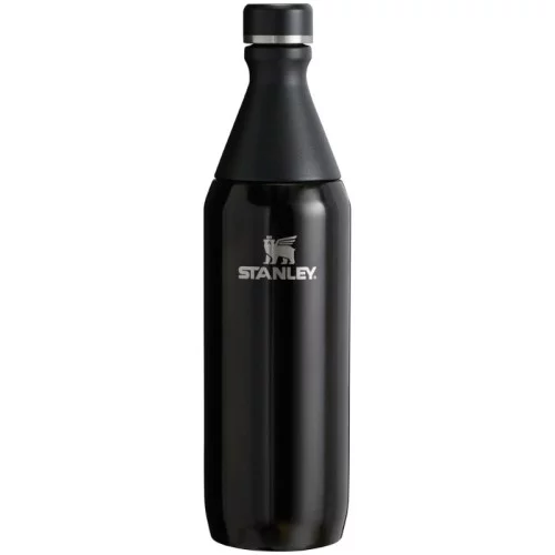 Termopudele The All Day Slim Bottle 0,6L glancēti melna