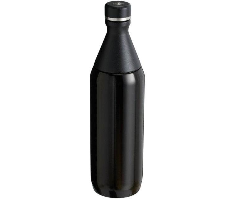 Termopudele The All Day Slim Bottle 0,6L melna