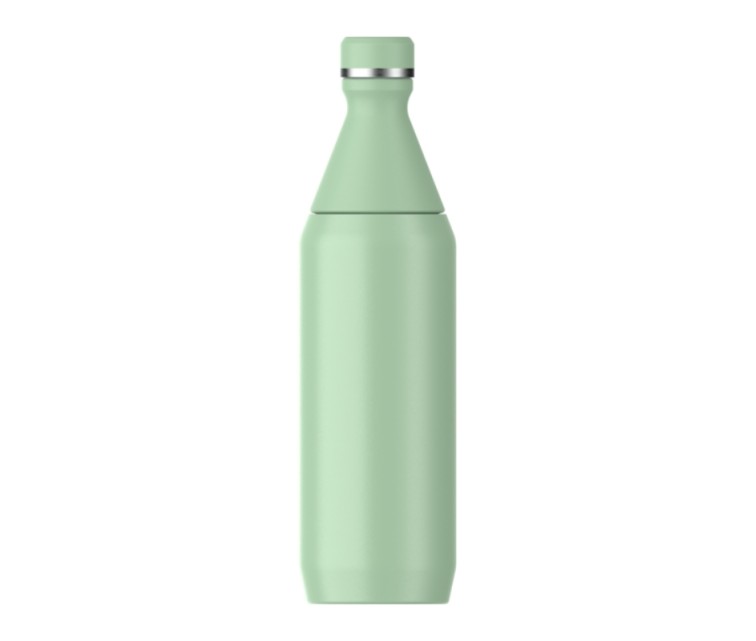 Termopudele The All Day Slim Bottle 0,6L glancēta pistāciju krāsā