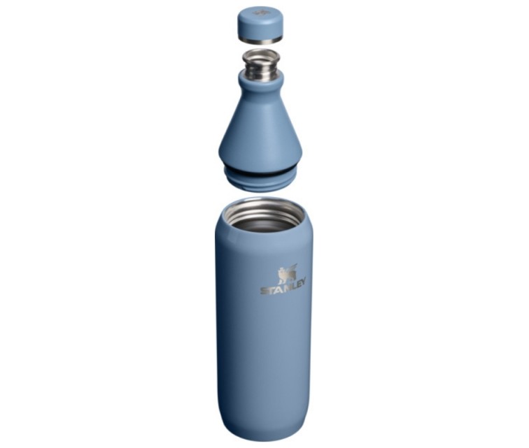 Termopudele The All Day Slim Bottle 0,6L glancēta zilganvioleta