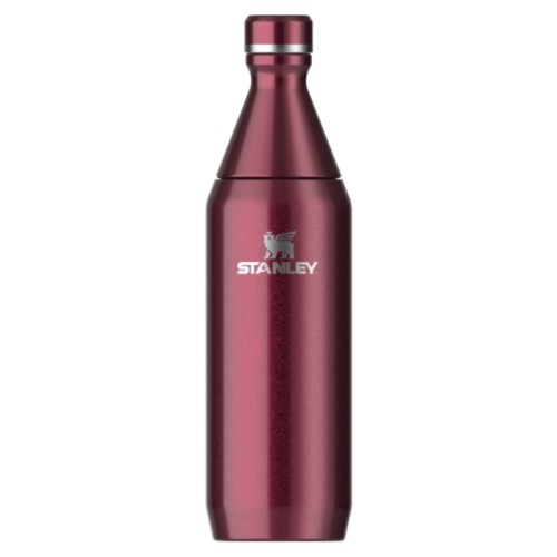 Termopudele The All Day Slim Bottle 0,6L glancēta tumši sarkana 