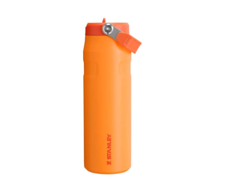 Termopudele ar salmiņu The IceFlow Bottle Flip Straw 2.0 0,7L oranža Termopudele ar salmiņu The IceFlow Bottle Flip Straw 2.0 0,7L oranža