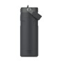 Termopudele ar salmiņu The IceFlow Bottle Flip Straw 2.0 0,47L melna 2.0
