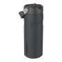 Termopudele ar salmiņu The IceFlow Bottle Flip Straw 2.0 0,47L melna 2.0
