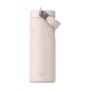 Termosas su šiaudeliu „The IceFlow Bottle Flip Straw 2.0“ 0,47 l, šviesiai rožinis