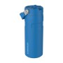 Termosas su šiaudeliu „The IceFlow Bottle Flip Straw 2.0“ 0,47 l, mėlynas