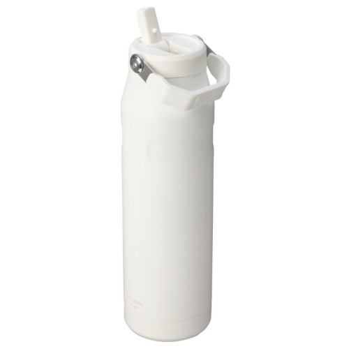 Termopudele ar salmiņu The IceFlow Bottle Flip Straw 2.0 1,06L balta Termopudele ar salmiņu The IceFlow Bottle Flip Straw 2.0 1,06L balta