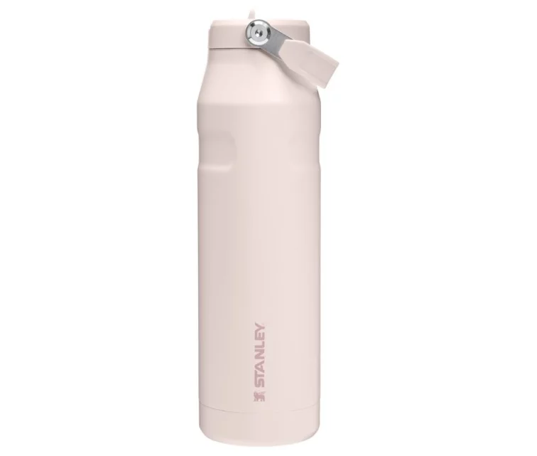 Thermos bottle with straw The IceFlow Bottle Flip Straw 2.0 1.06L light pink