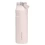 Thermos bottle with straw The IceFlow Bottle Flip Straw 2.0 1.06L light pink