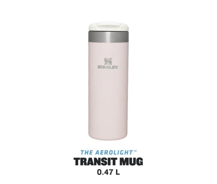 Termokrūze The AeroLight Transit Mug 0.47 L gaiši rozā