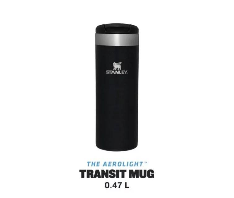 The AeroLight Transit Mug 0.47 L black The AeroLight Transit Mug 0.47 L black