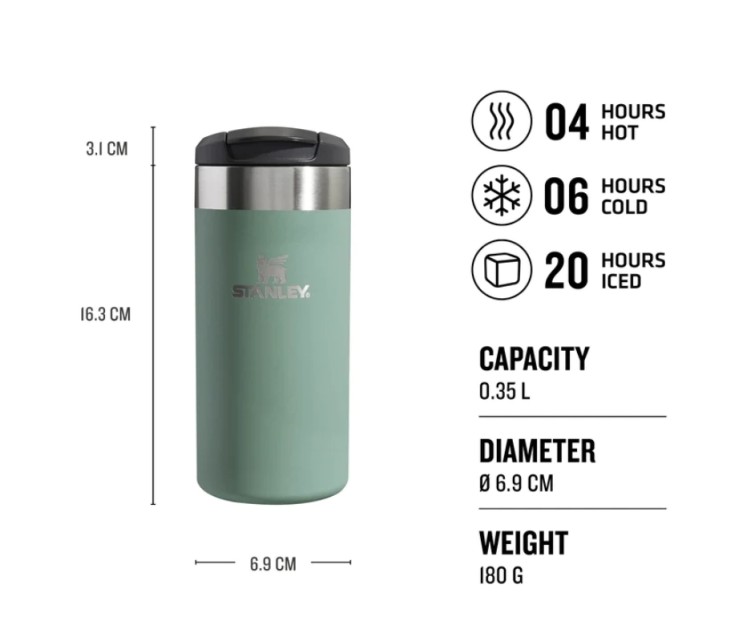 Thermos Mug The AeroLight Transit Mug 0,35L blue-grey