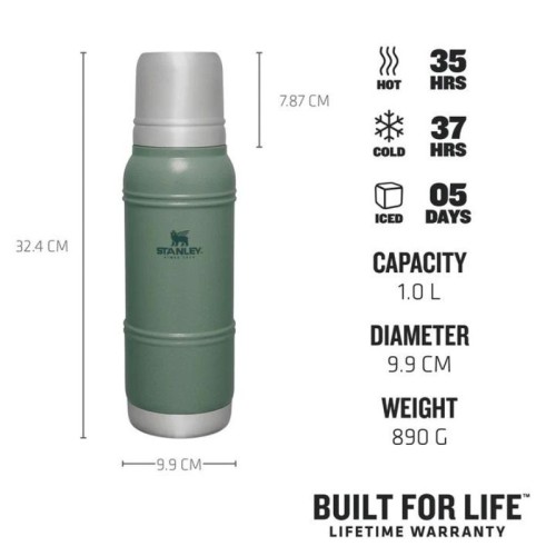 "Thermos The Artisan Thermal Bottle" 1 l žalias "Thermos The Artisan Thermal Bottle" 1 l žalias