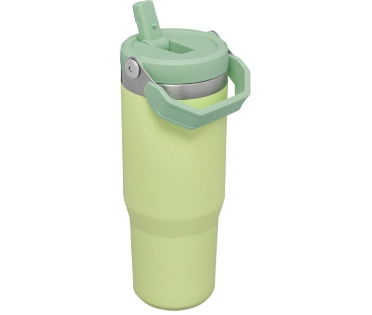 Thermal bottle with straw The IceFlow Flip Straw Tumbler 0,89L light green