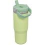 Thermal bottle with straw The IceFlow Flip Straw Tumbler 0,89L light green