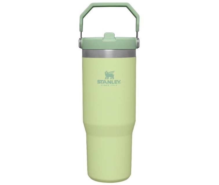 Thermal bottle with straw The IceFlow Flip Straw Tumbler 0,89L light green