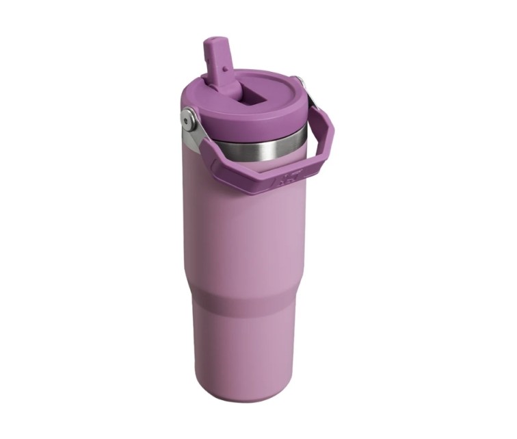 Термобутылка с соломинкой The IceFlow Flip Straw Tumbler 0,89 л светло-фиолетовая