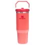 Termospuodelis su šiaudeliu „The IceFlow Flip Straw 2.0 Tumbler 0.89L“ koralų raudonos-oranžinės spalvos Termospuodelis su šiaudeliu „The IceFlow Flip Straw 2.0 Tumbler 0.89L“ koralų raudonos-oranžinės spalvos