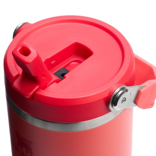 Termokruus kõrrega The IceFlow Flip Straw 2.0 Tumbler 0.89L korallpunane-oranž